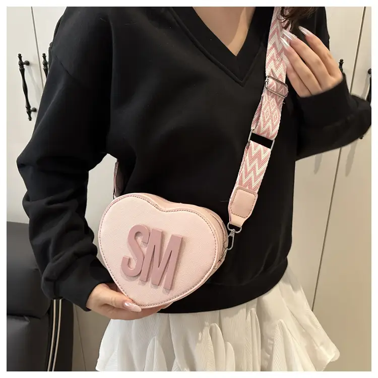 Heart-Shaped Personalized Crossbody Bag for Women — feature 28
