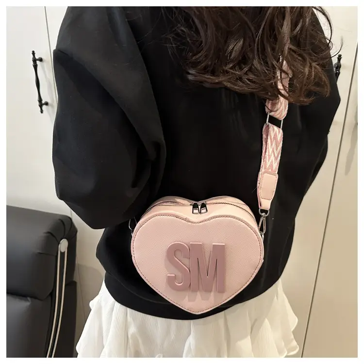 Heart-Shaped Personalized Crossbody Bag for Women — feature 30