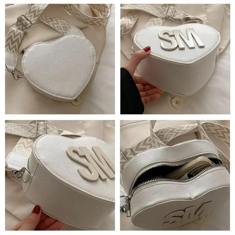 Heart-Shaped Personalized Crossbody Bag for Women — feature 9