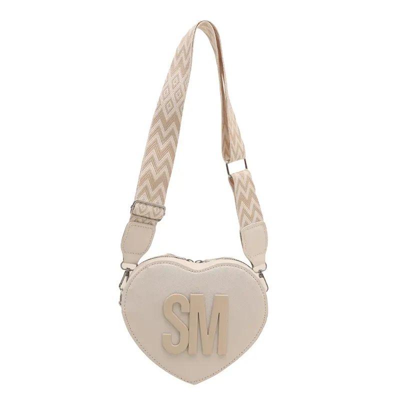 Heart-Shaped Personalized Crossbody Bag for Women - Image 2