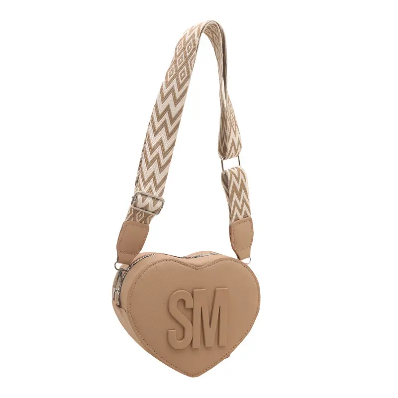 Heart-Shaped Personalized Crossbody Bag for Women - Image 3