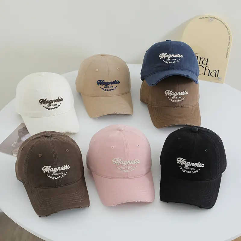 Magnetic Embroidered Blue Baseball Cap Unisex - Image 8