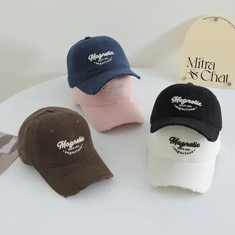 Magnetic Embroidered Blue Baseball Cap Unisex - Image 9