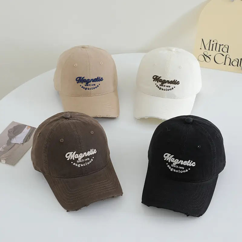 Magnetic Embroidered Blue Baseball Cap Unisex - Image 10