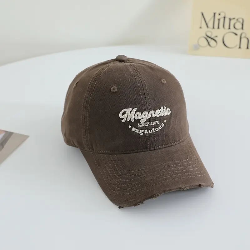 Magnetic Embroidered Blue Baseball Cap Unisex - Image 4