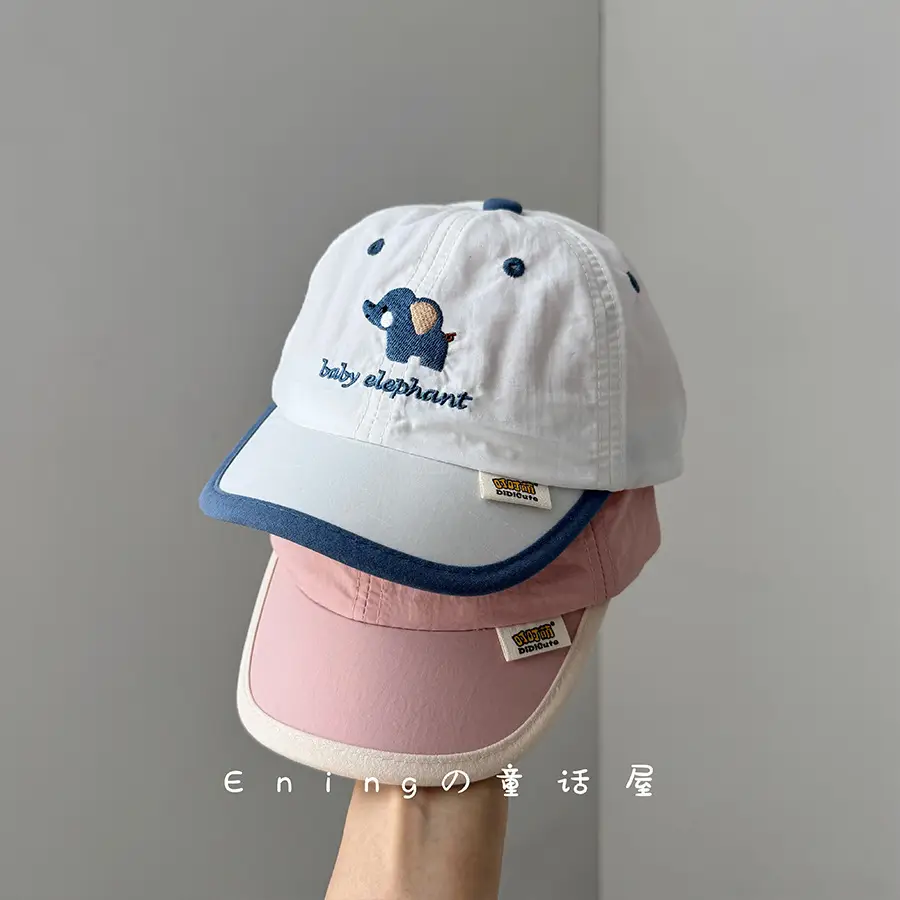 Baby Dolphin Cap White Blue Baseball Sun Hat - Image 9