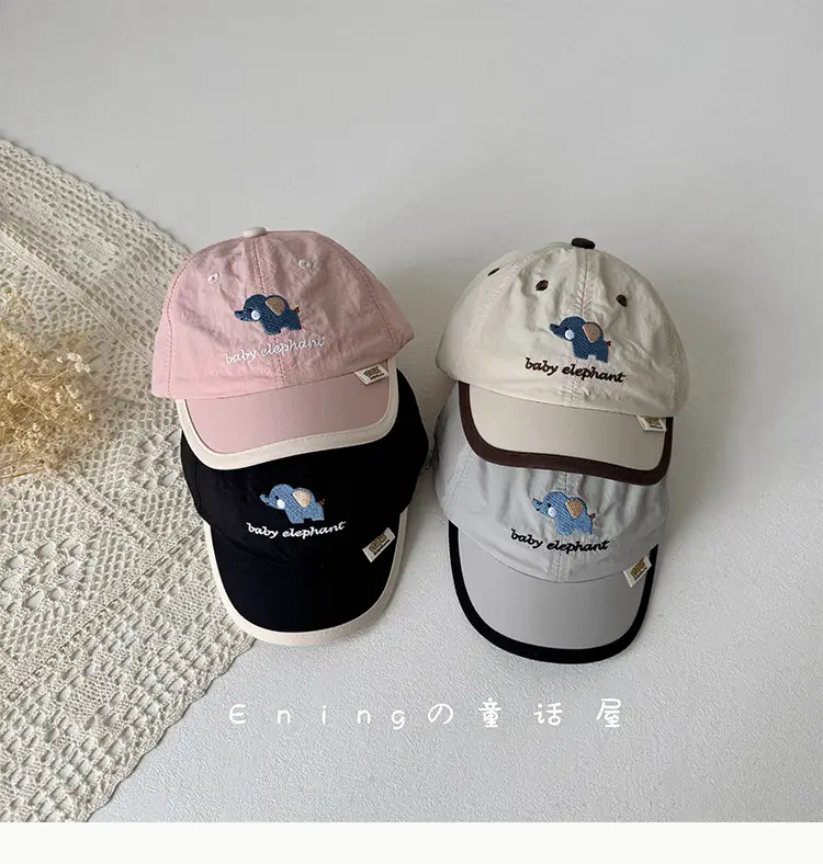 Baby Dolphin Cap White Blue Baseball Sun Hat — feature 11