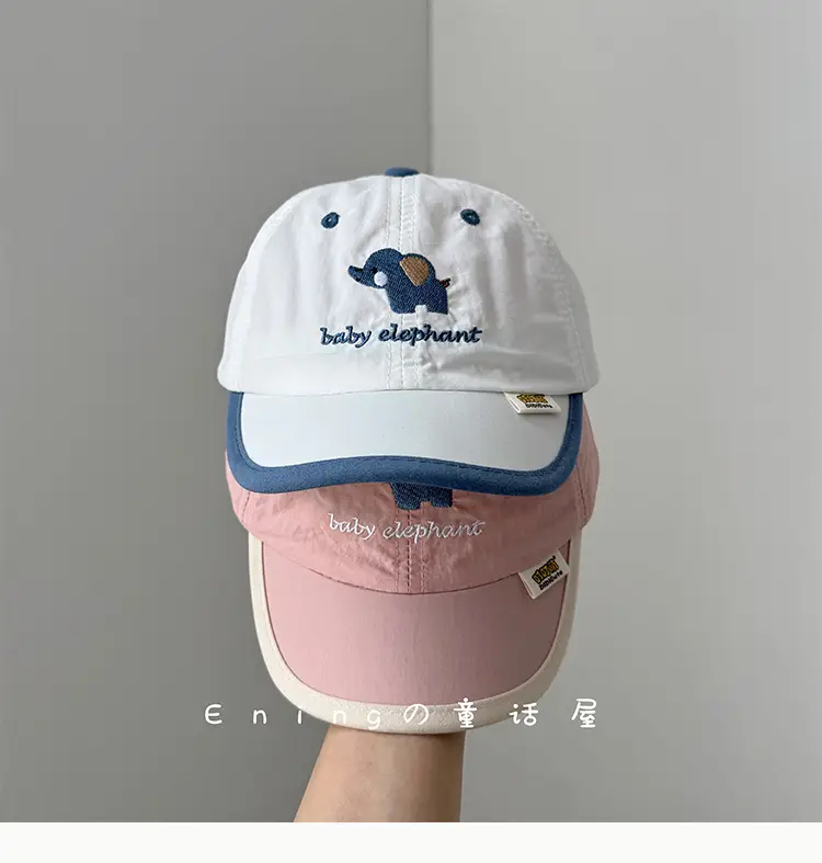 Baby Dolphin Cap White Blue Baseball Sun Hat — feature 7