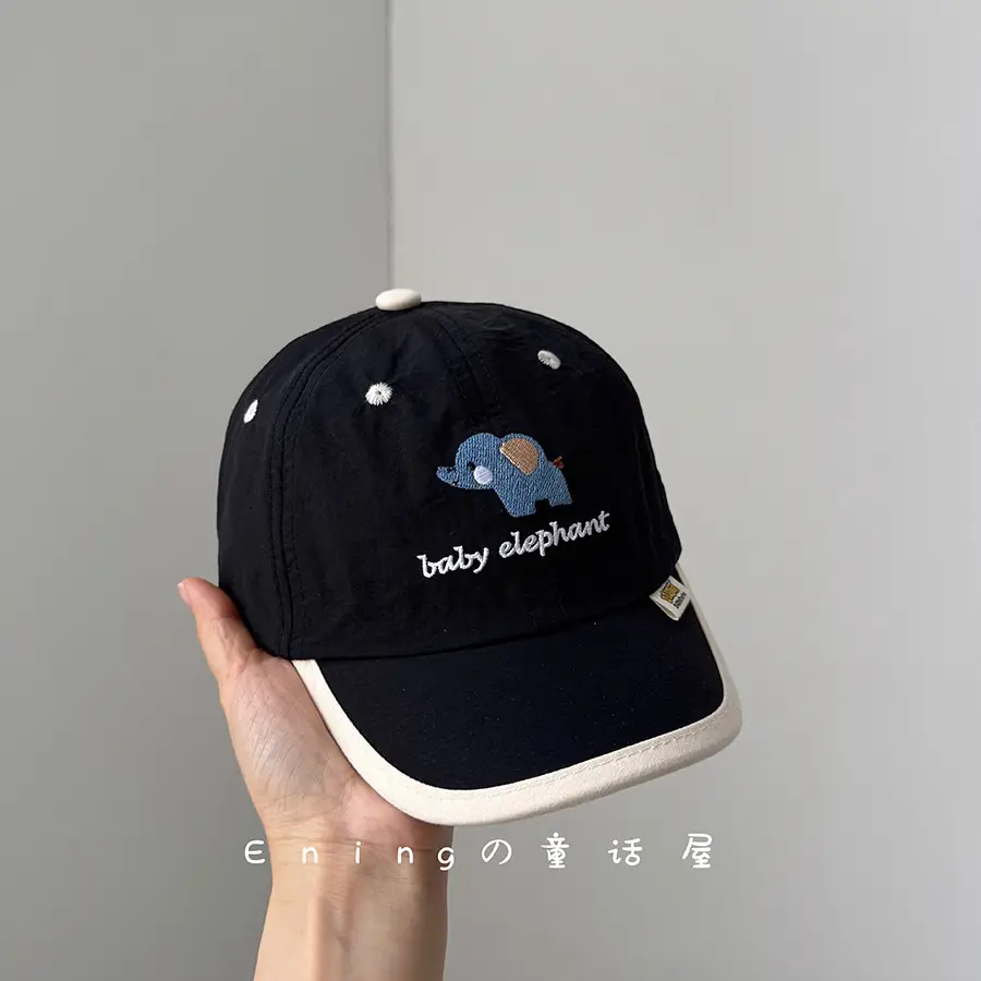 Baby Dolphin Cap White Blue Baseball Sun Hat - Image 4