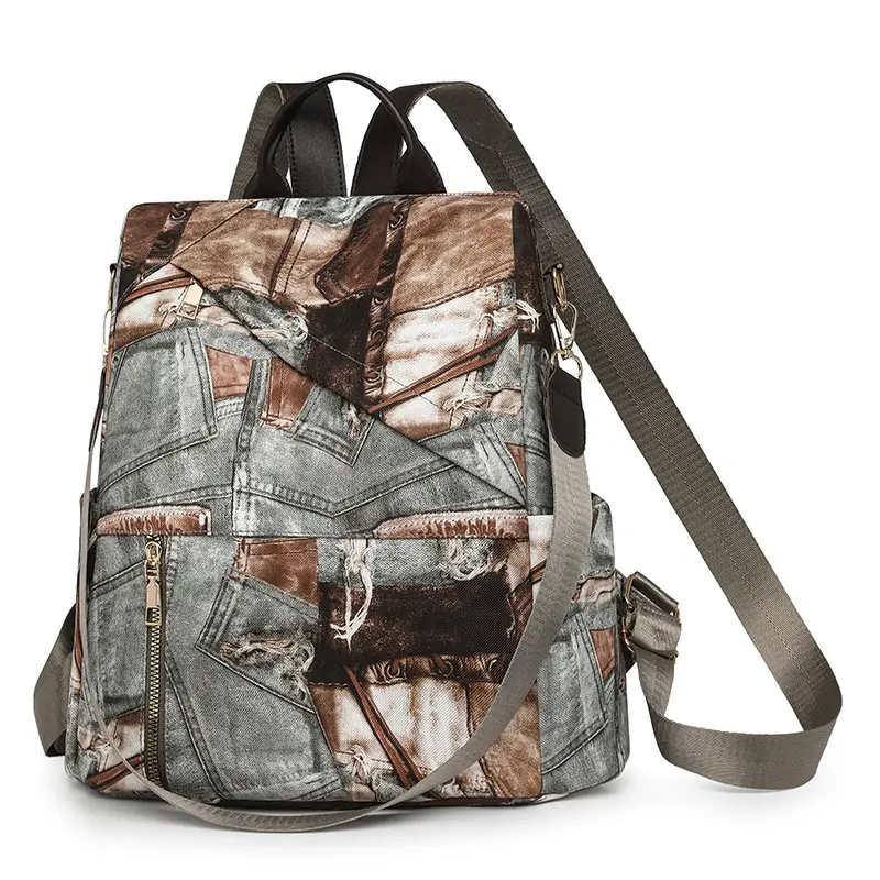 2025 New Niche Design Shoulder Bag with Retro Print - Image 7