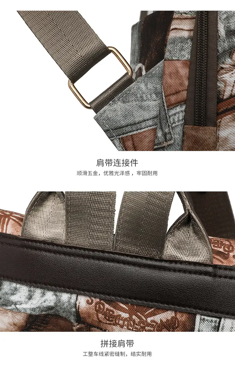 2025 New Niche Design Shoulder Bag with Retro Print — feature 31