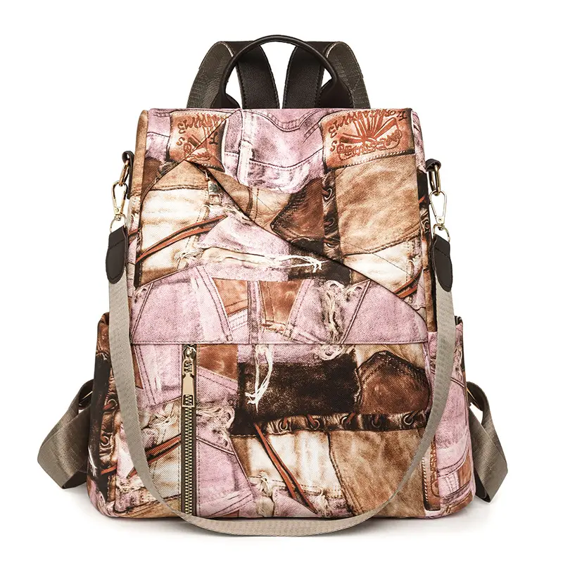 2025 New Niche Design Shoulder Bag with Retro Print - Image 2
