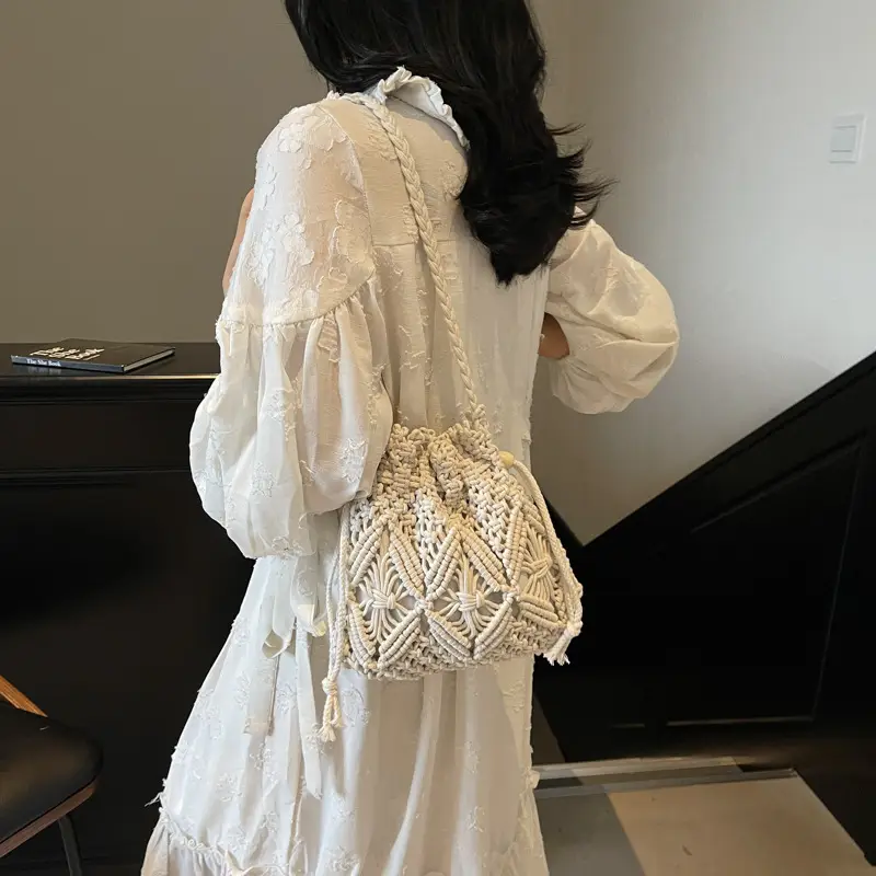 Woven Shoulder Crossbody Bag for Women Summer Travel - Image 7