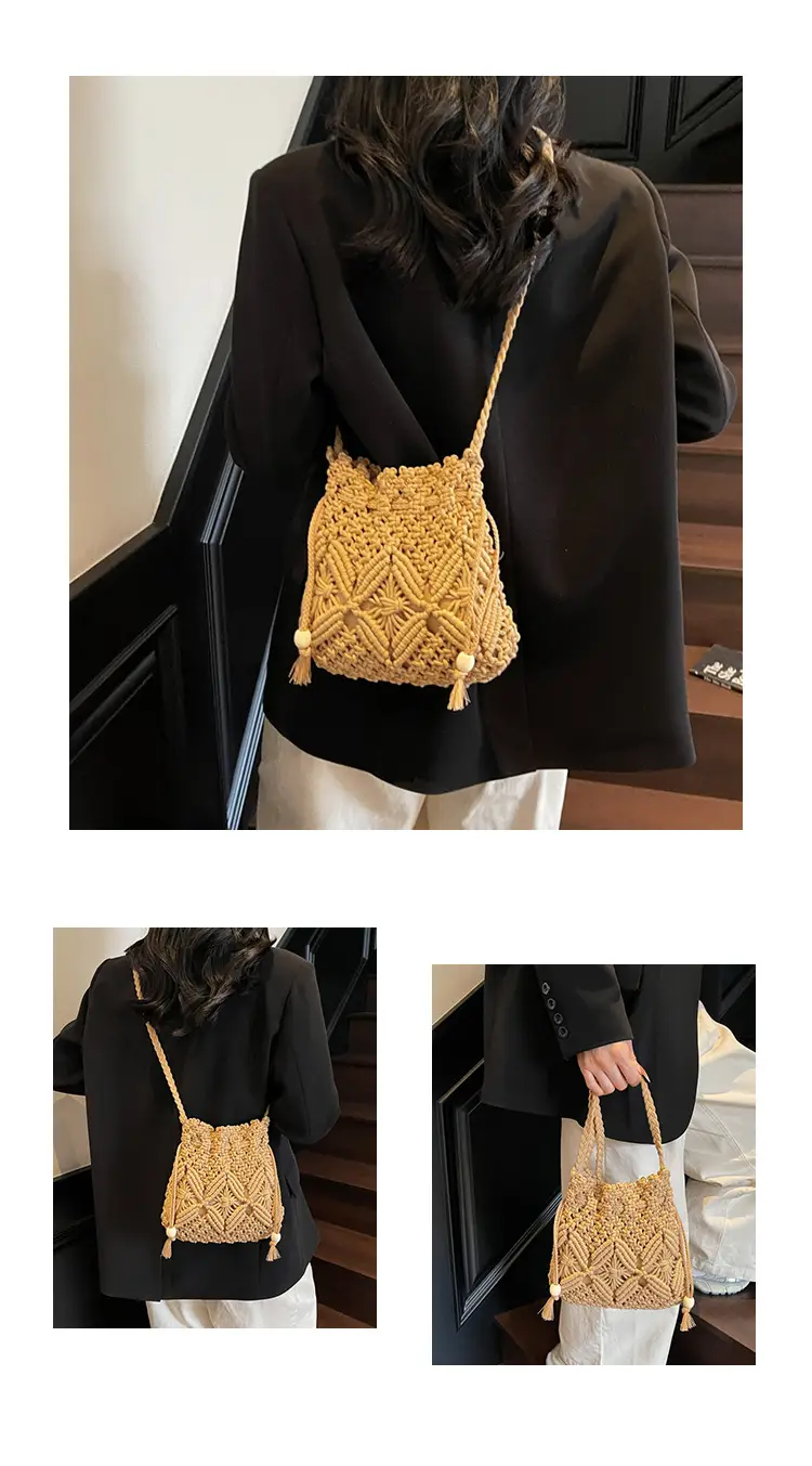 Woven Shoulder Crossbody Bag for Women Summer Travel — feature 11