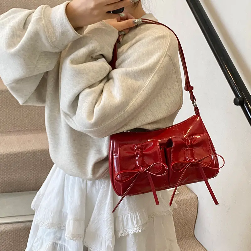 Feminine Silver Crossbody Bag Large Capacity Summer Fashion - Image 7