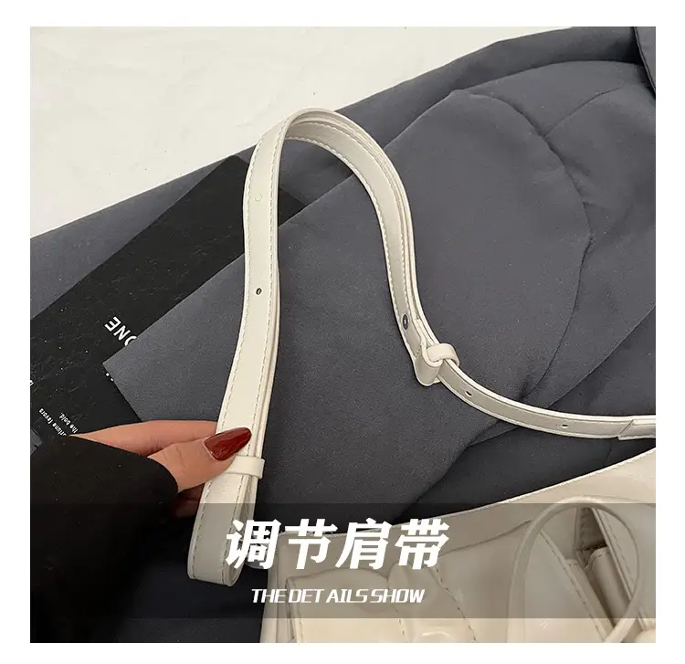 Feminine Silver Crossbody Bag Large Capacity Summer Fashion — feature 8