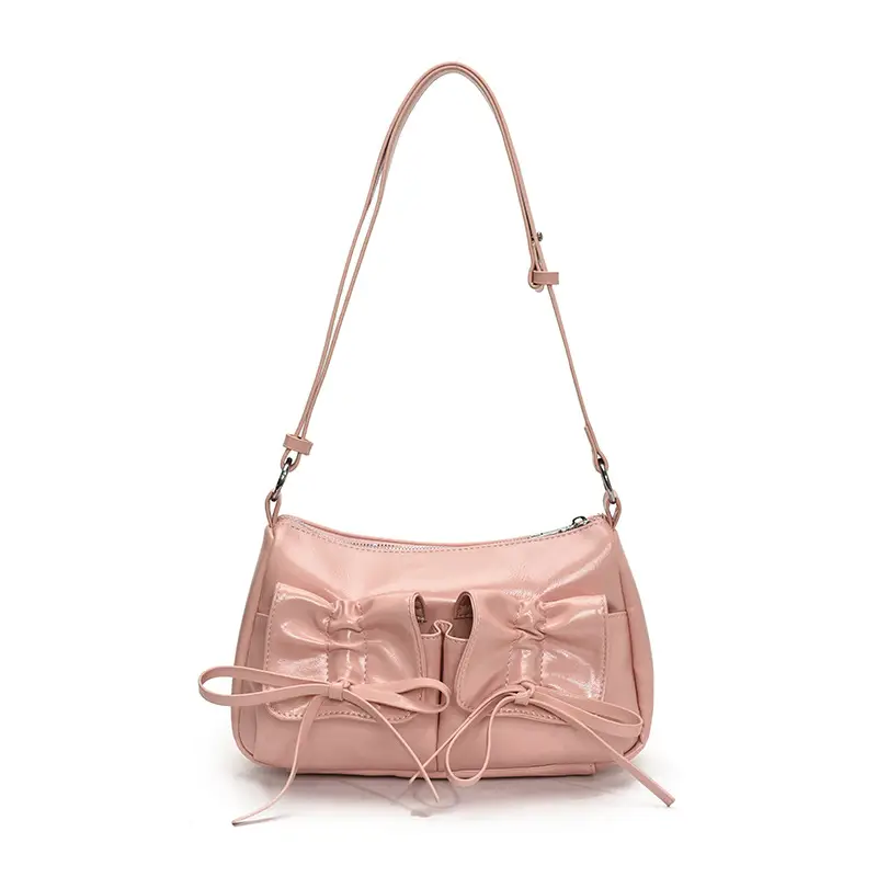 Feminine Silver Crossbody Bag Large Capacity Summer Fashion - Image 5