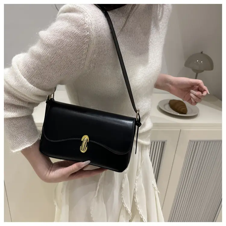 Pink Korean Textured Shoulder Bag for Women — feature 16