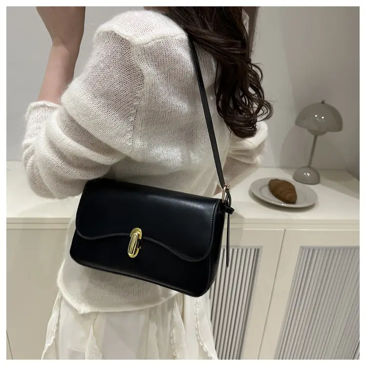 Pink Korean Textured Shoulder Bag for Women — feature 17