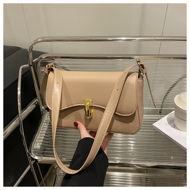 Pink Korean Textured Shoulder Bag for Women — feature 19