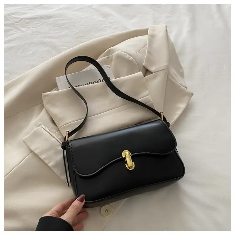 Pink Korean Textured Shoulder Bag for Women
