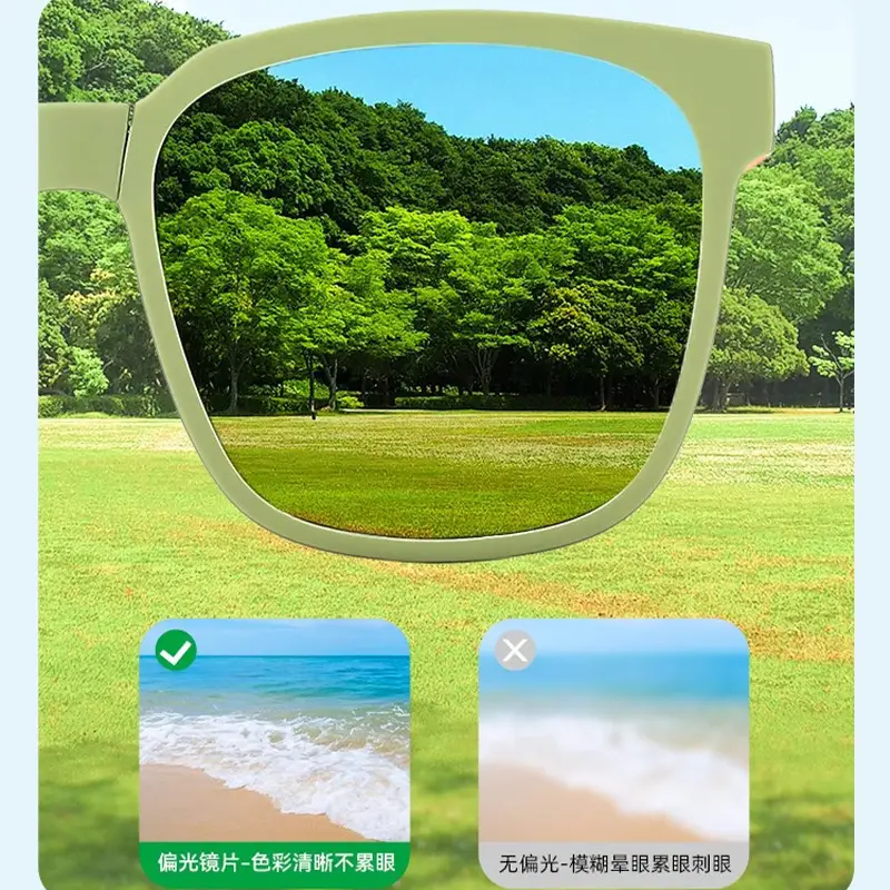 Children's Polarized UV400 Sunglasses Green 7105 - Image 9