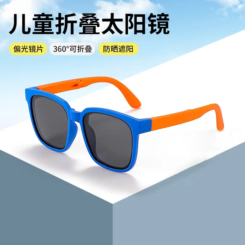 Children's Polarized UV400 Sunglasses Green 7105 - Image 3