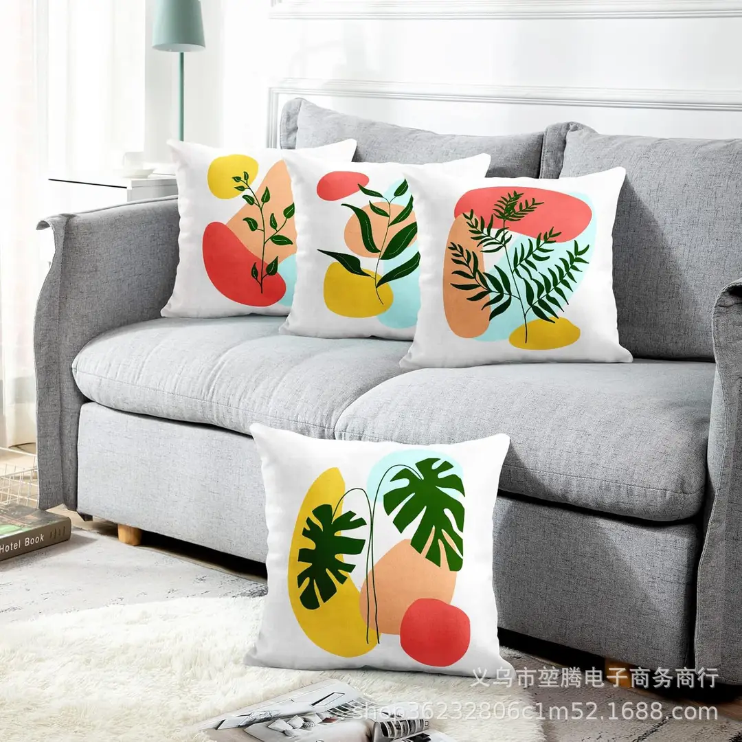 Cross-Border Pillow Casing Set 4-Piece Modern Decor — feature 7