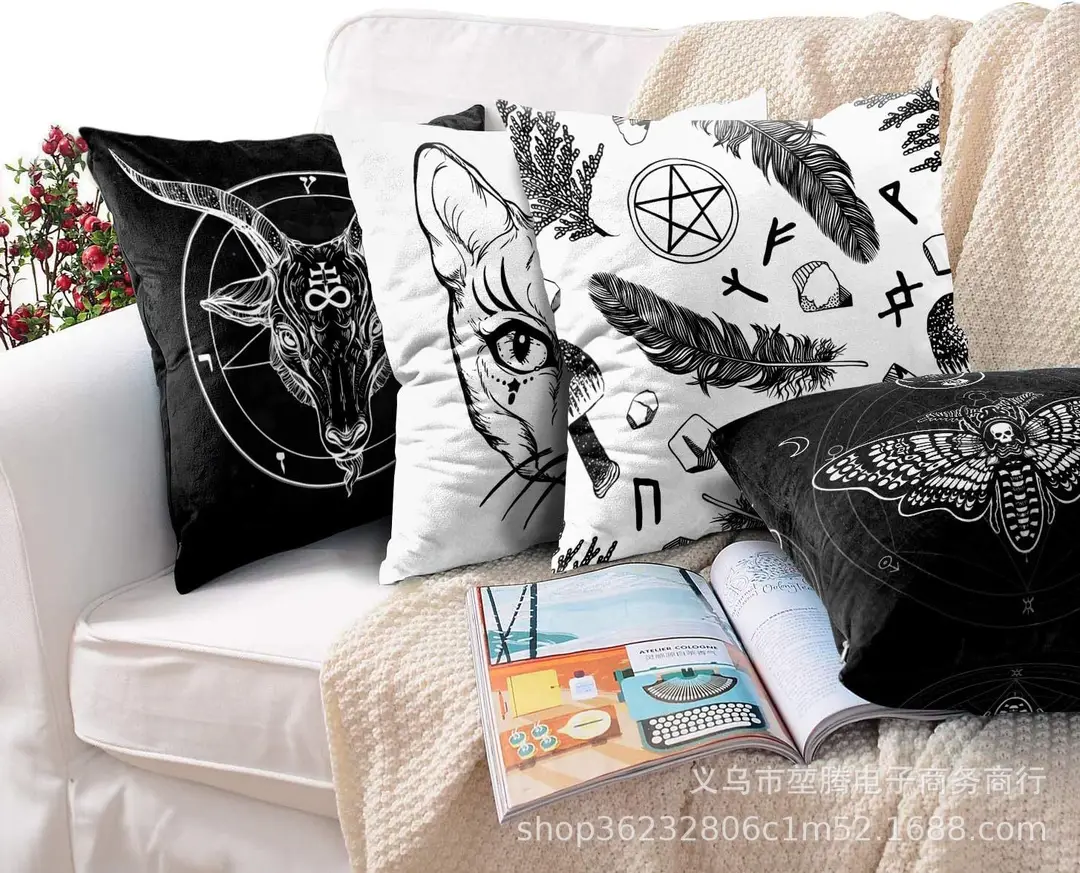 Cross-Border Pillow Casing Set 4-Piece Modern Decor — feature 9