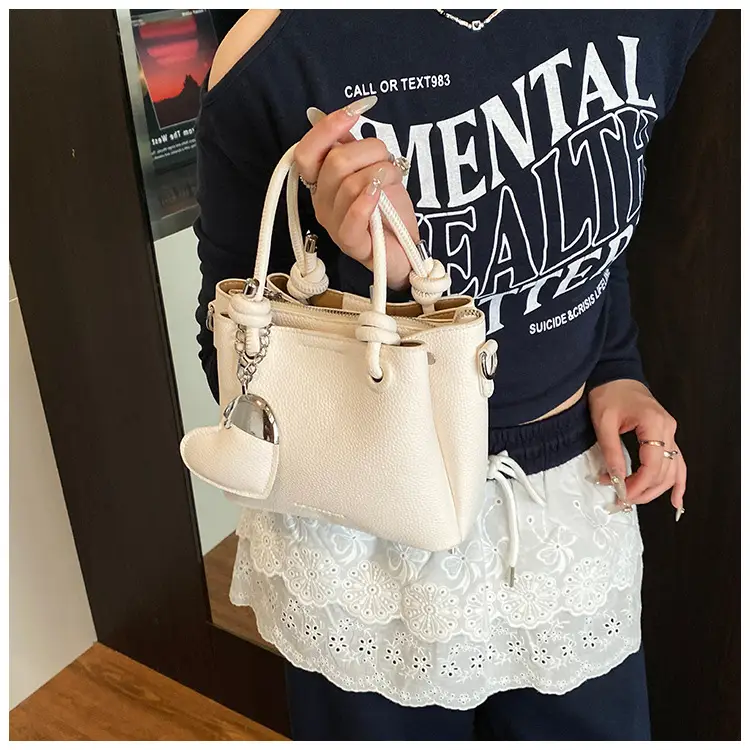 Light Blue Korean Style Bucket Bag for Women — feature 15