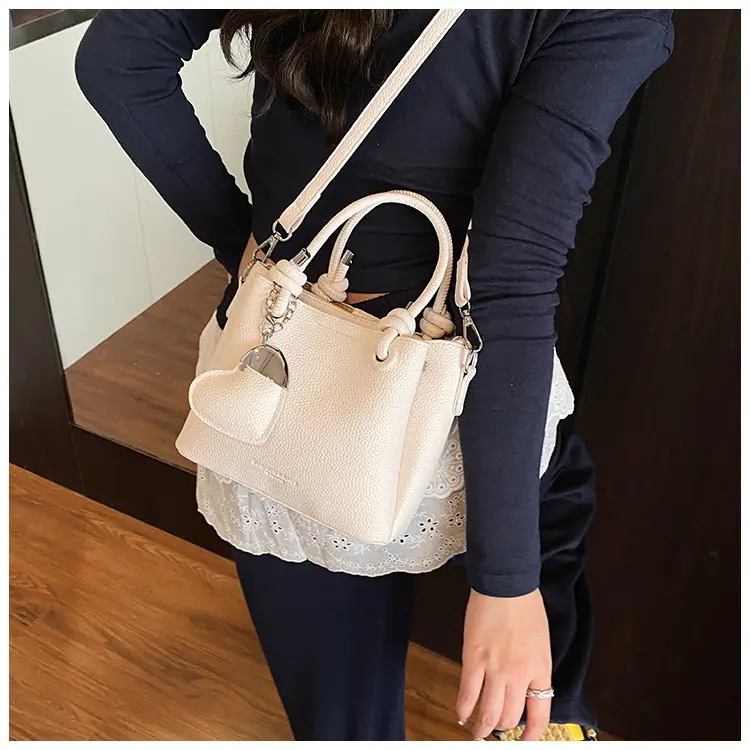 Light Blue Korean Style Bucket Bag for Women — feature 18