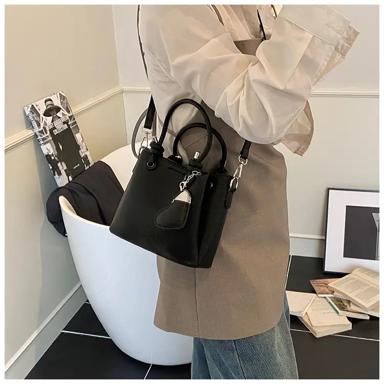 Light Blue Korean Style Bucket Bag for Women — feature 20