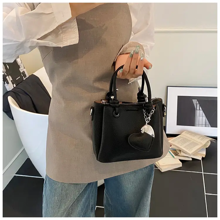 Light Blue Korean Style Bucket Bag for Women — feature 21