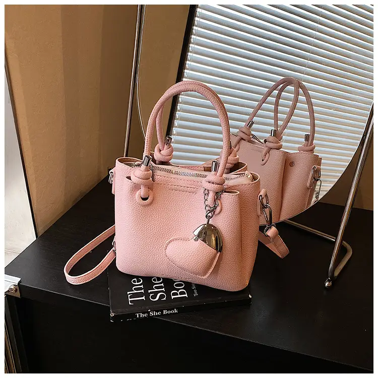 Light Blue Korean Style Bucket Bag for Women — feature 36