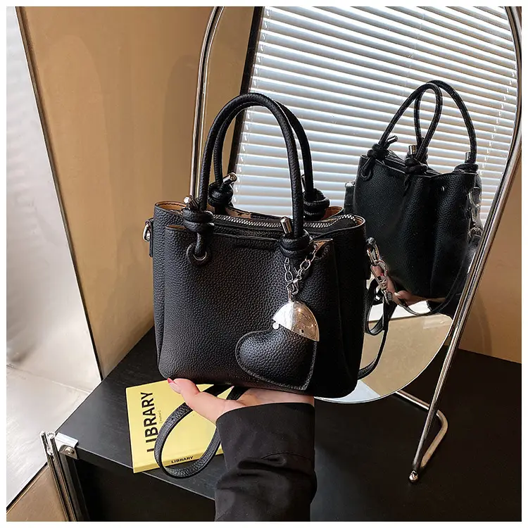 Light Blue Korean Style Bucket Bag for Women — feature 38