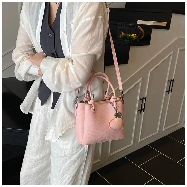 Light Blue Korean Style Bucket Bag for Women — feature 8