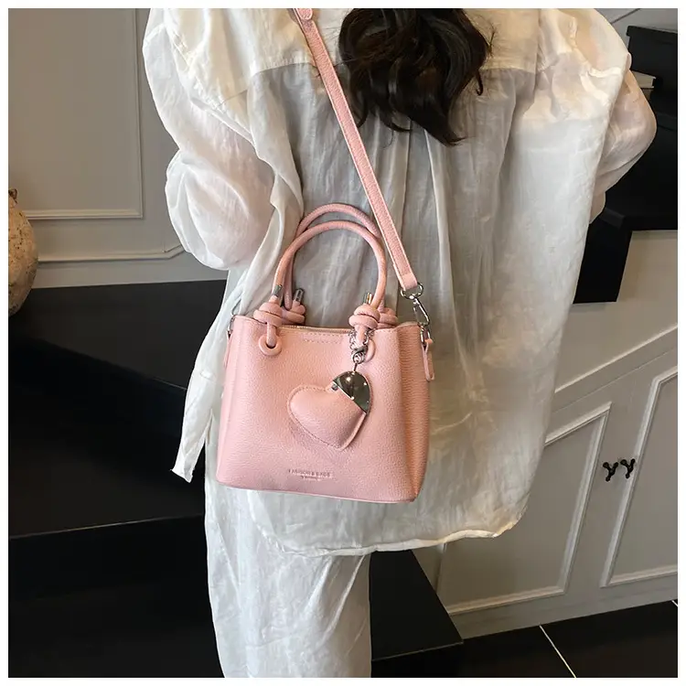 Light Blue Korean Style Bucket Bag for Women — feature 9