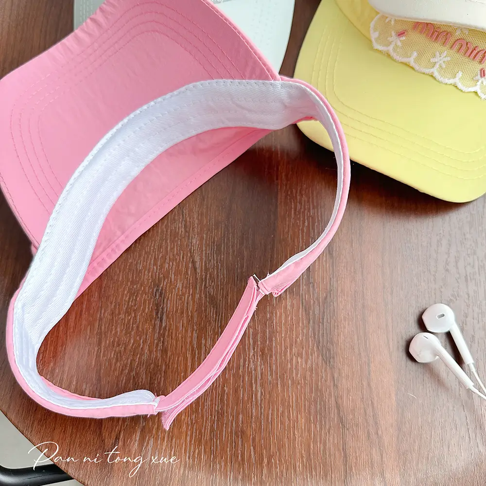 Women White Lace Baseball Cap Sunshade Hat - Image 14
