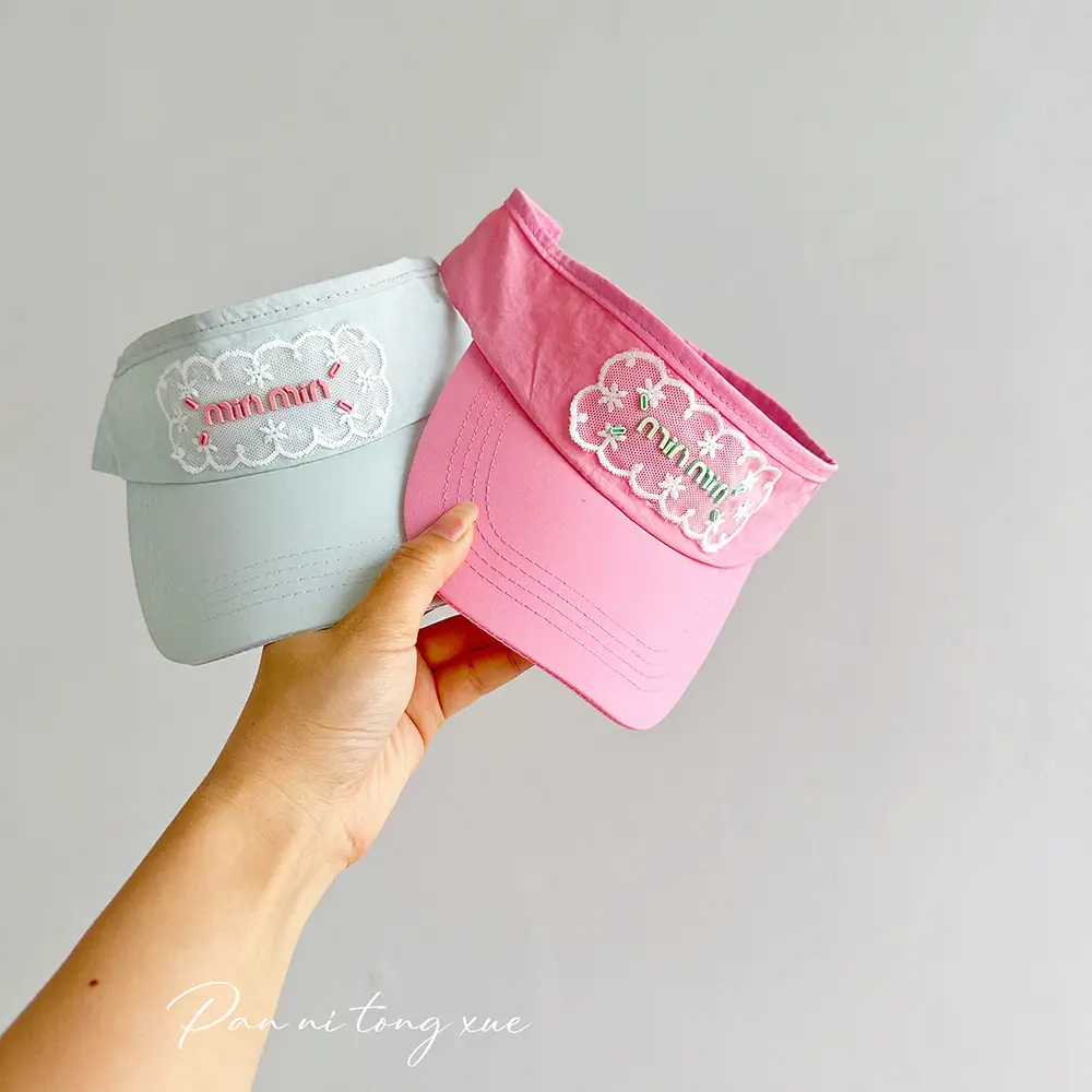 Women White Lace Baseball Cap Sunshade Hat — feature 28