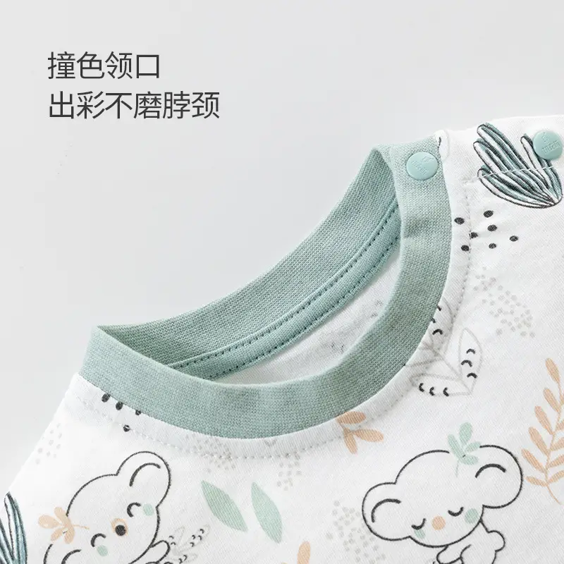 Baby Cotton Short Sleeve T-Shirt Shorts Set for Boys - Image 4
