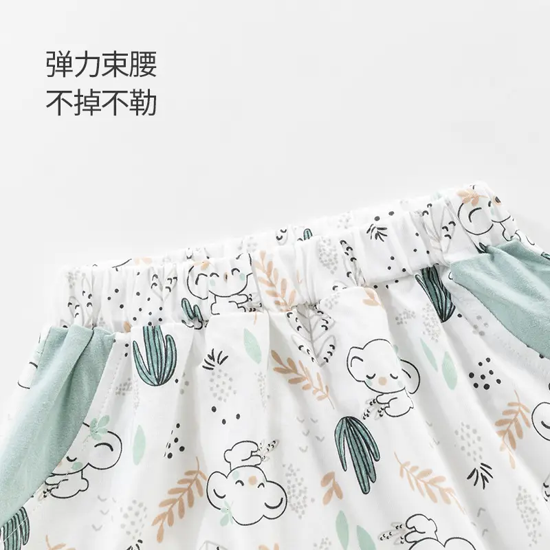 Baby Cotton Short Sleeve T-Shirt Shorts Set for Boys - Image 5