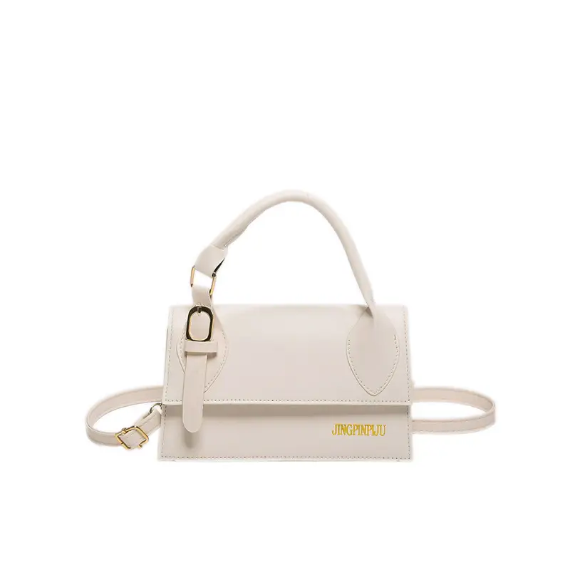 Trendy Silver Square Shoulder Bag for Women