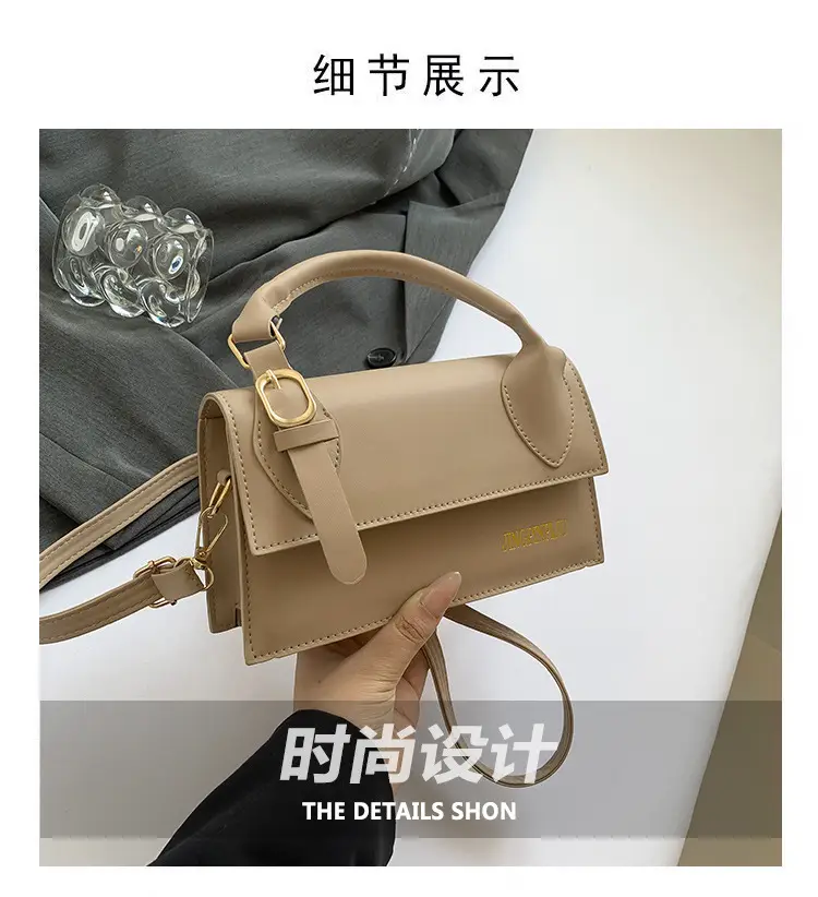 Trendy Silver Square Shoulder Bag for Women — feature 3