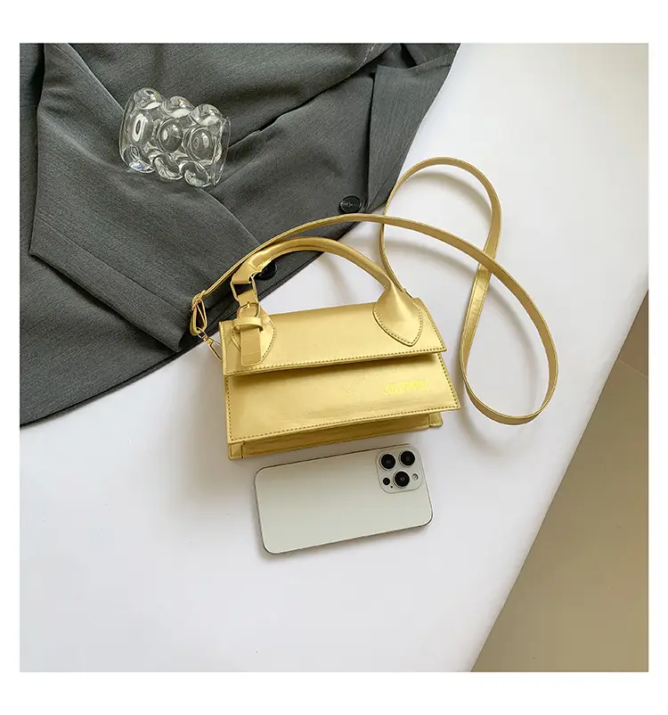Trendy Silver Square Shoulder Bag for Women — feature 33