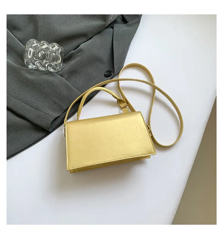 Trendy Silver Square Shoulder Bag for Women — feature 34