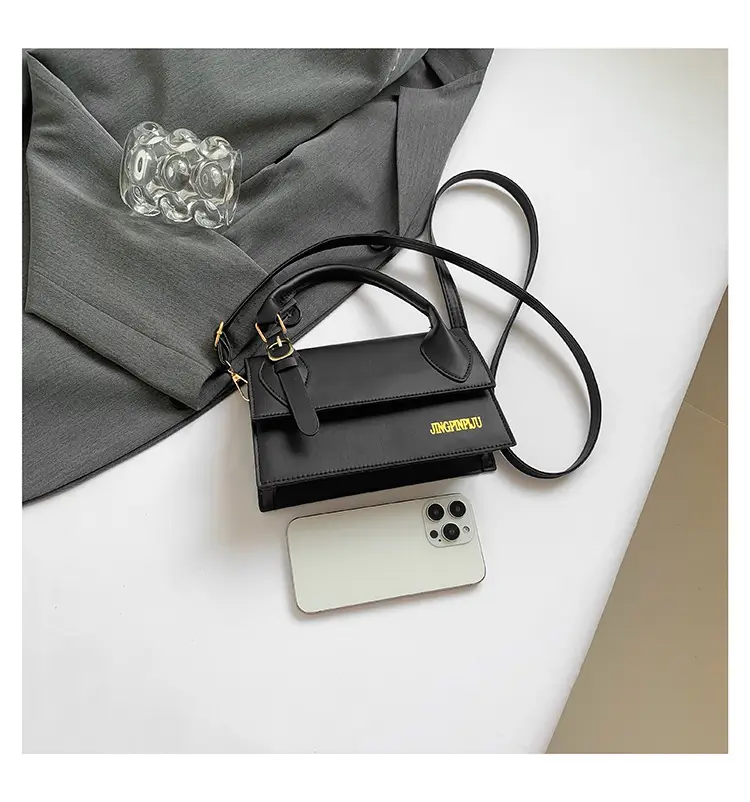 Trendy Silver Square Shoulder Bag for Women — feature 36