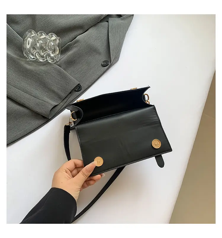 Trendy Silver Square Shoulder Bag for Women — feature 38