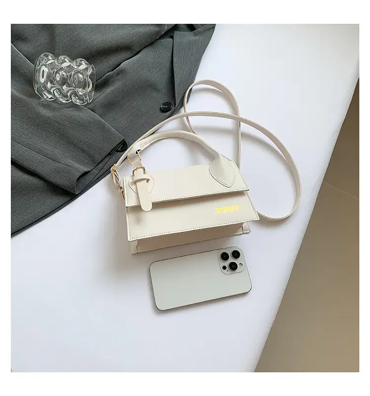 Trendy Silver Square Shoulder Bag for Women — feature 42