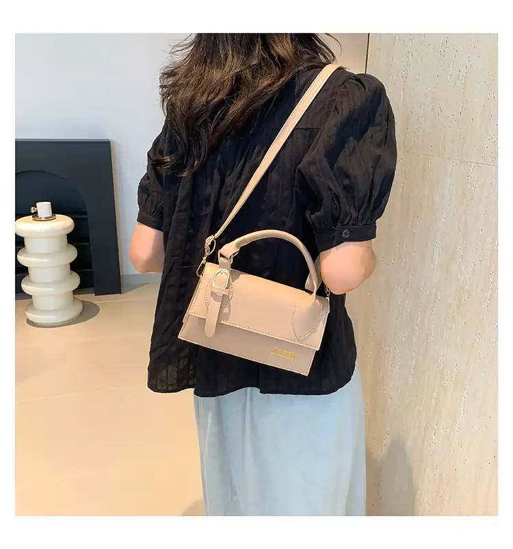 Trendy Silver Square Shoulder Bag for Women — feature 48