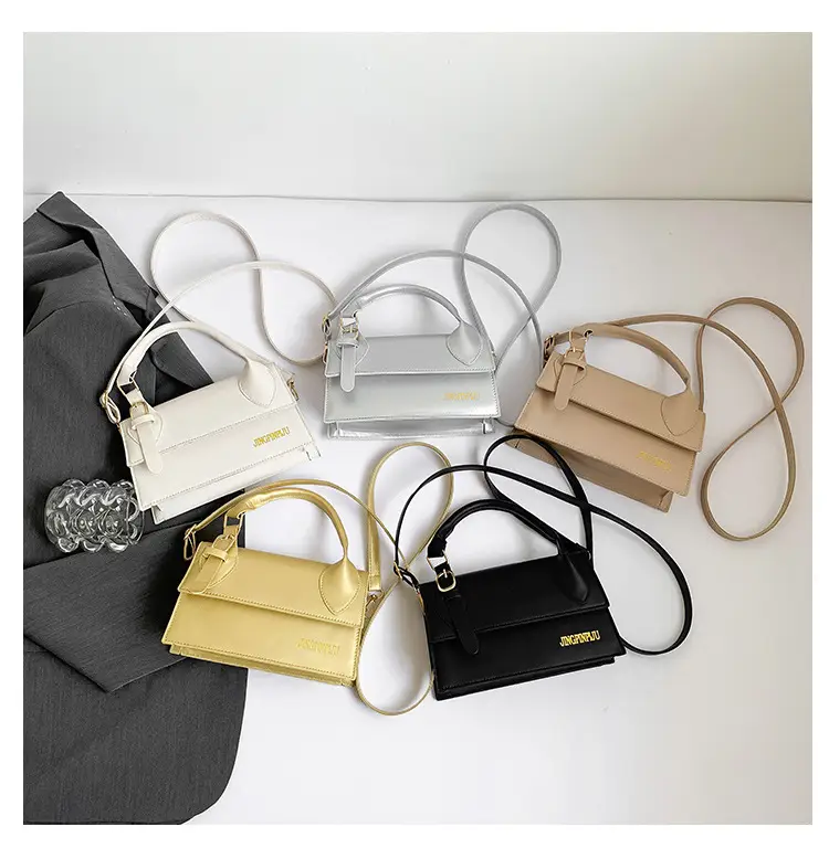 Trendy Silver Square Shoulder Bag for Women — feature 8